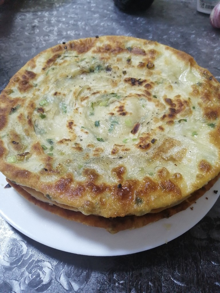 Слоёные лепёшки с зелёным луком!!! 🤤