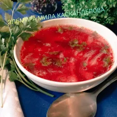 Борщ с молодой капустой