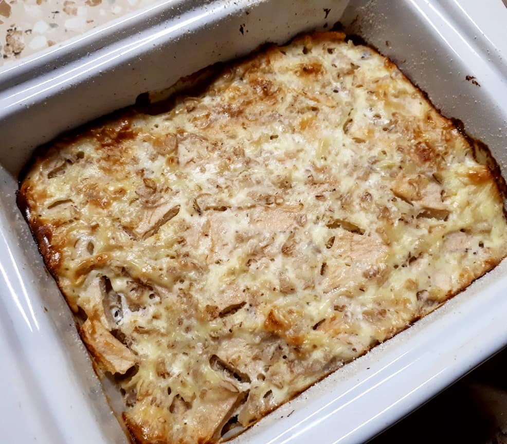 П/п творожная запеканка с яблоками