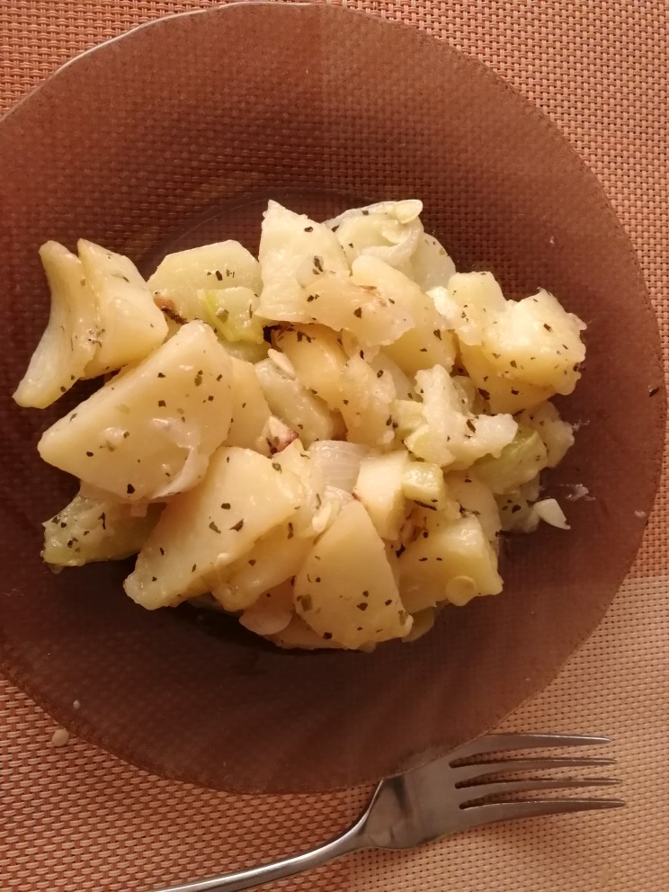 Картошка с кабачком