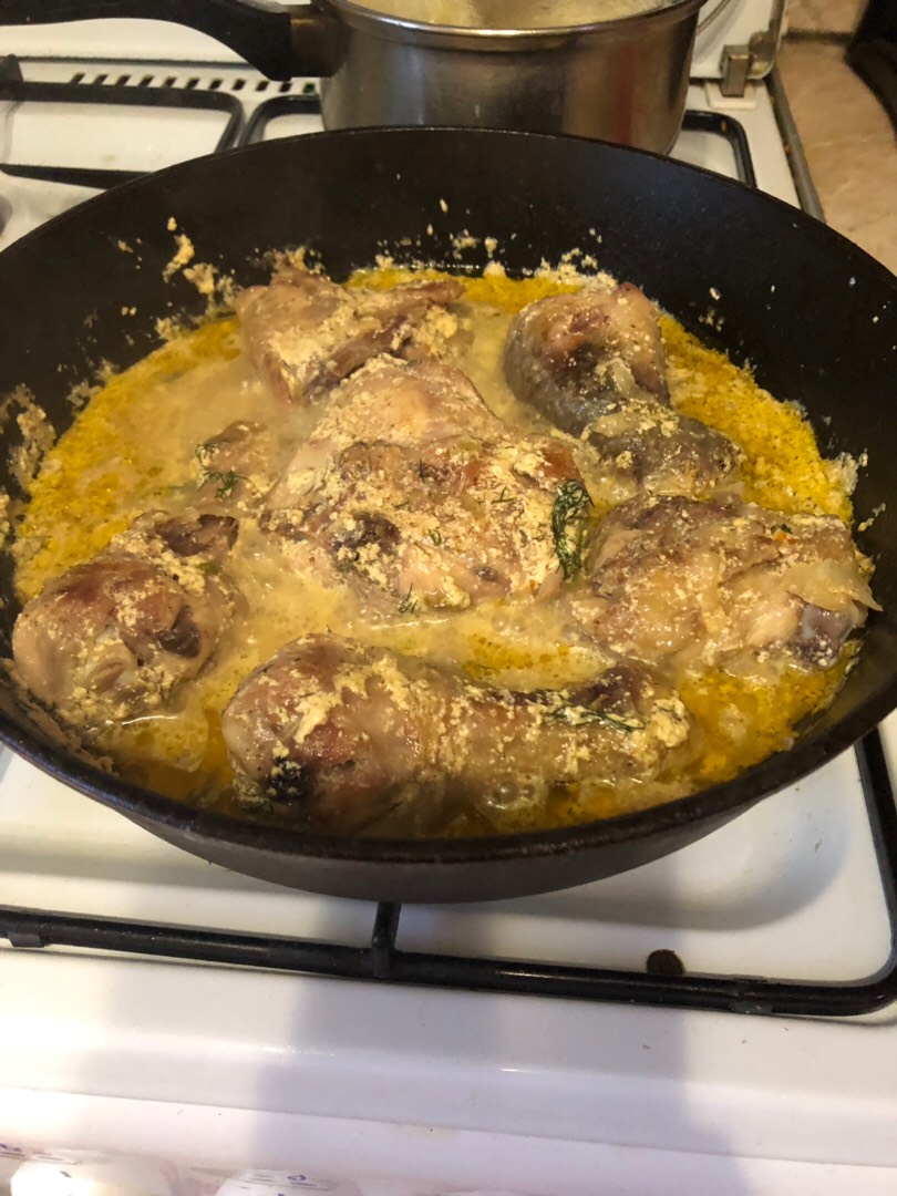 Курица в сливочном соусе