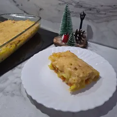 Запеканка картофельная с сосисками