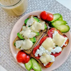 Горячие пп-бутербродики на завтрак 🥪