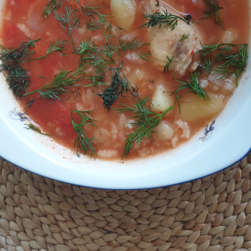 Суп «Харчо» с картошкой