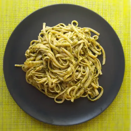 Спагетти с песто