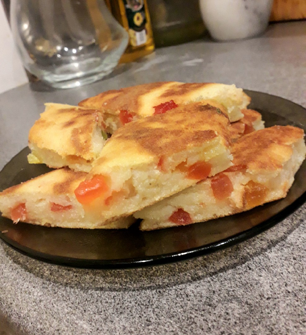 Банановый манник с цукатами