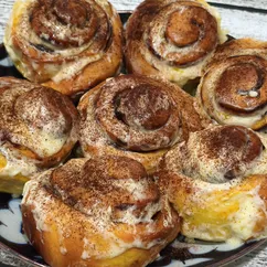 Синнабоны с шоколадной начинкой