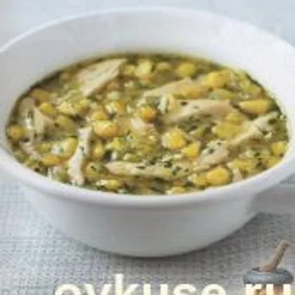 Куриный суп с кукурузой