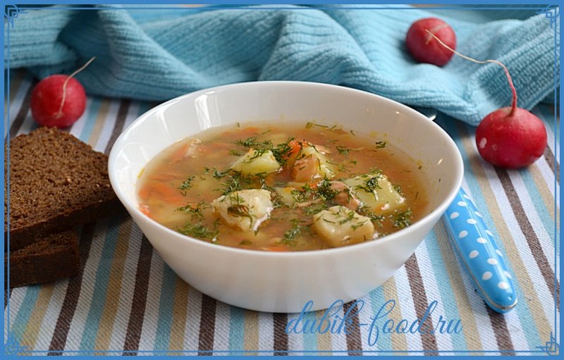 Рыбный суп с картофелем