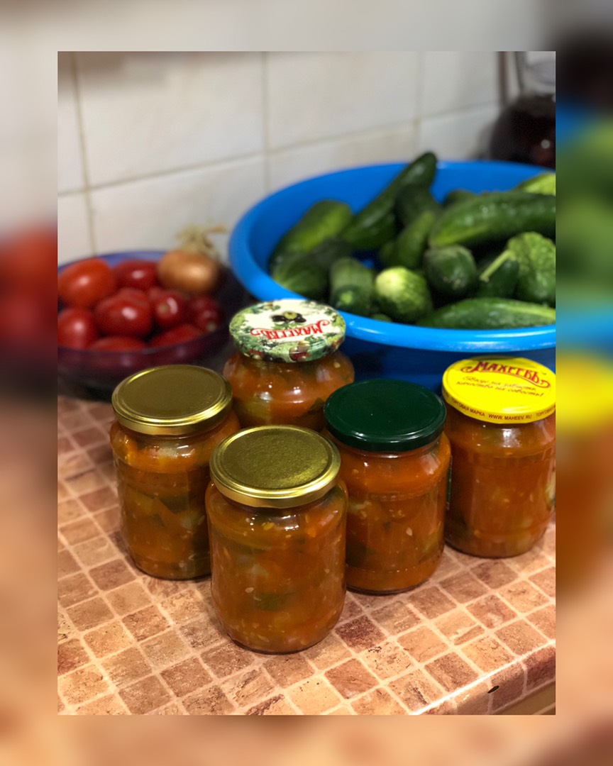 Закуска из огурцов на зиму