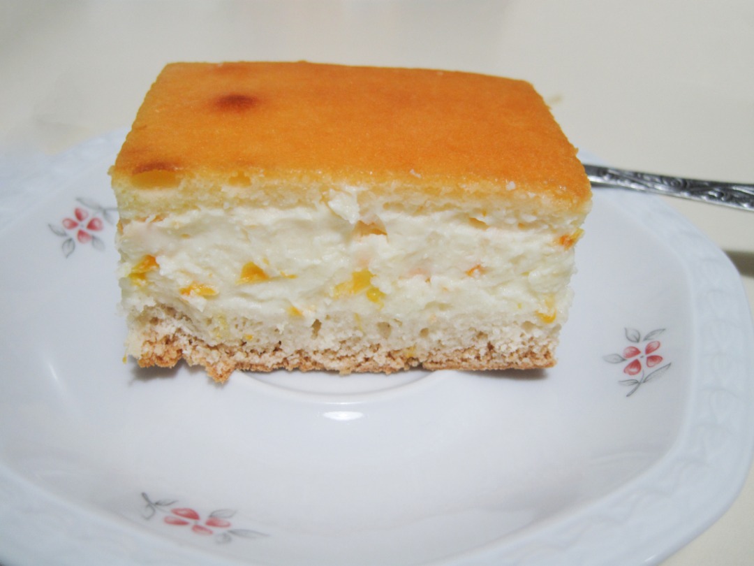 Творожно-сливочный торт с мандаринами.  Käse-Sahne-Torte mit Mandarinen Rezept