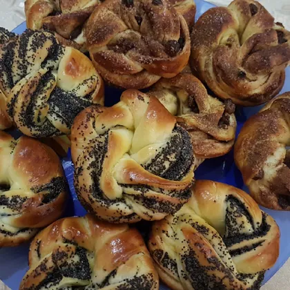 Булочки с маком!🥨 Булочки с изюмом