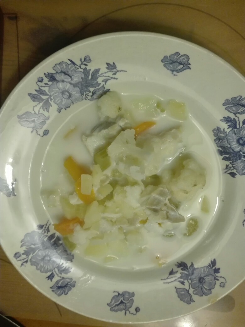 Рыбный супчик со сливками