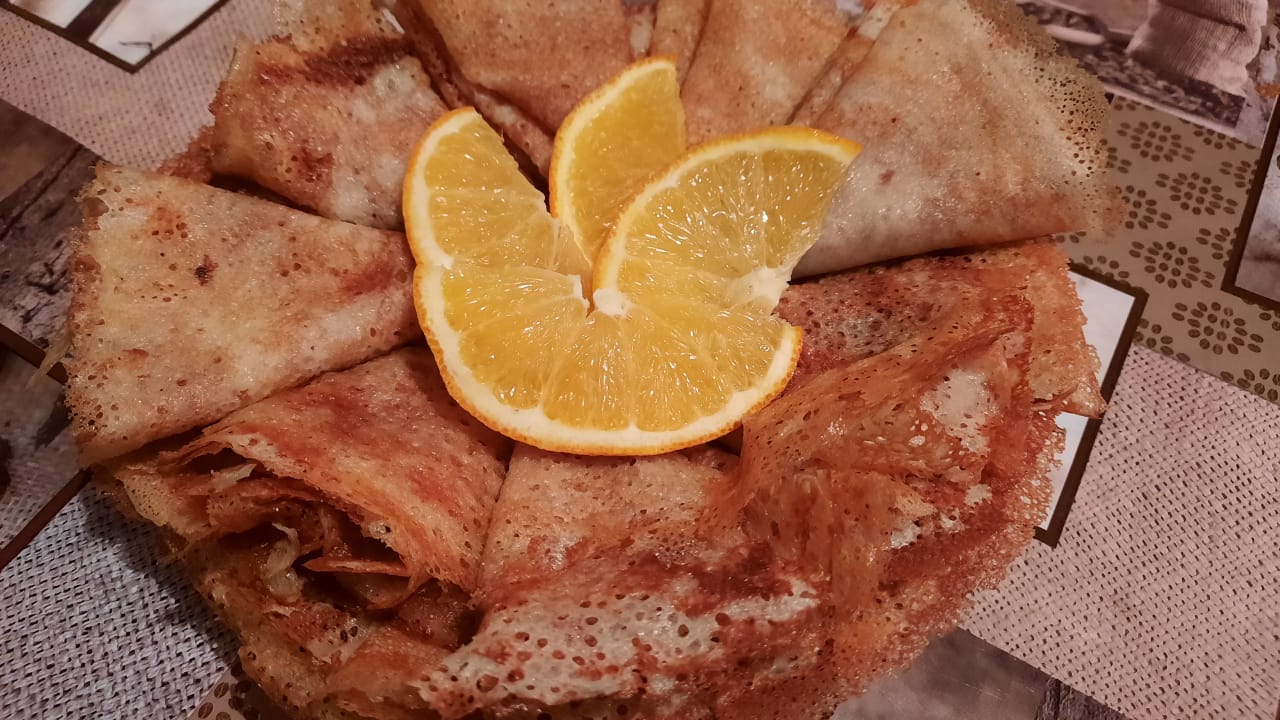 Блинчики с апельсином