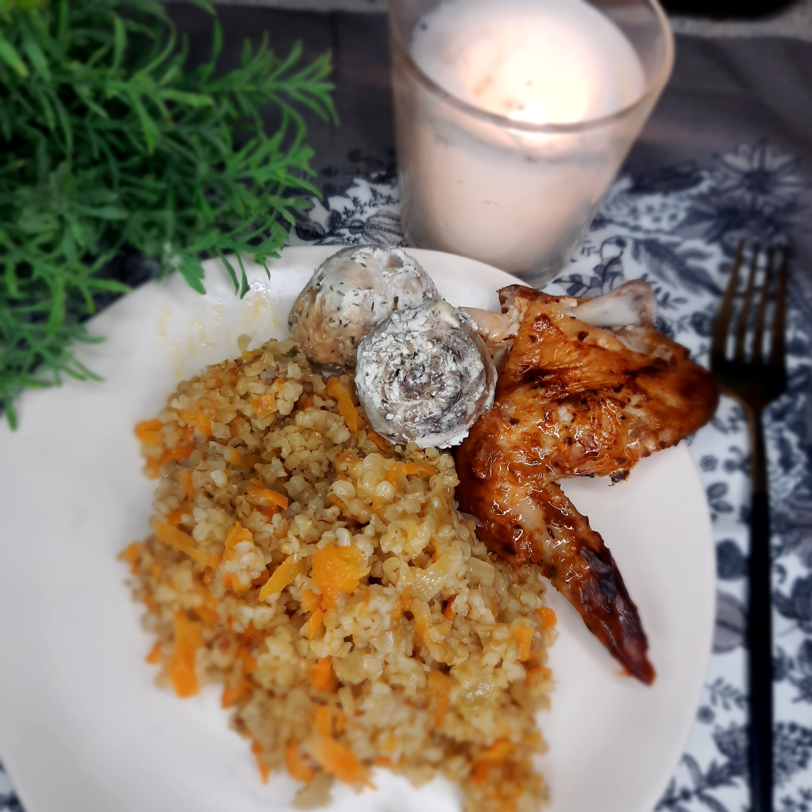 Булгур с овощами 