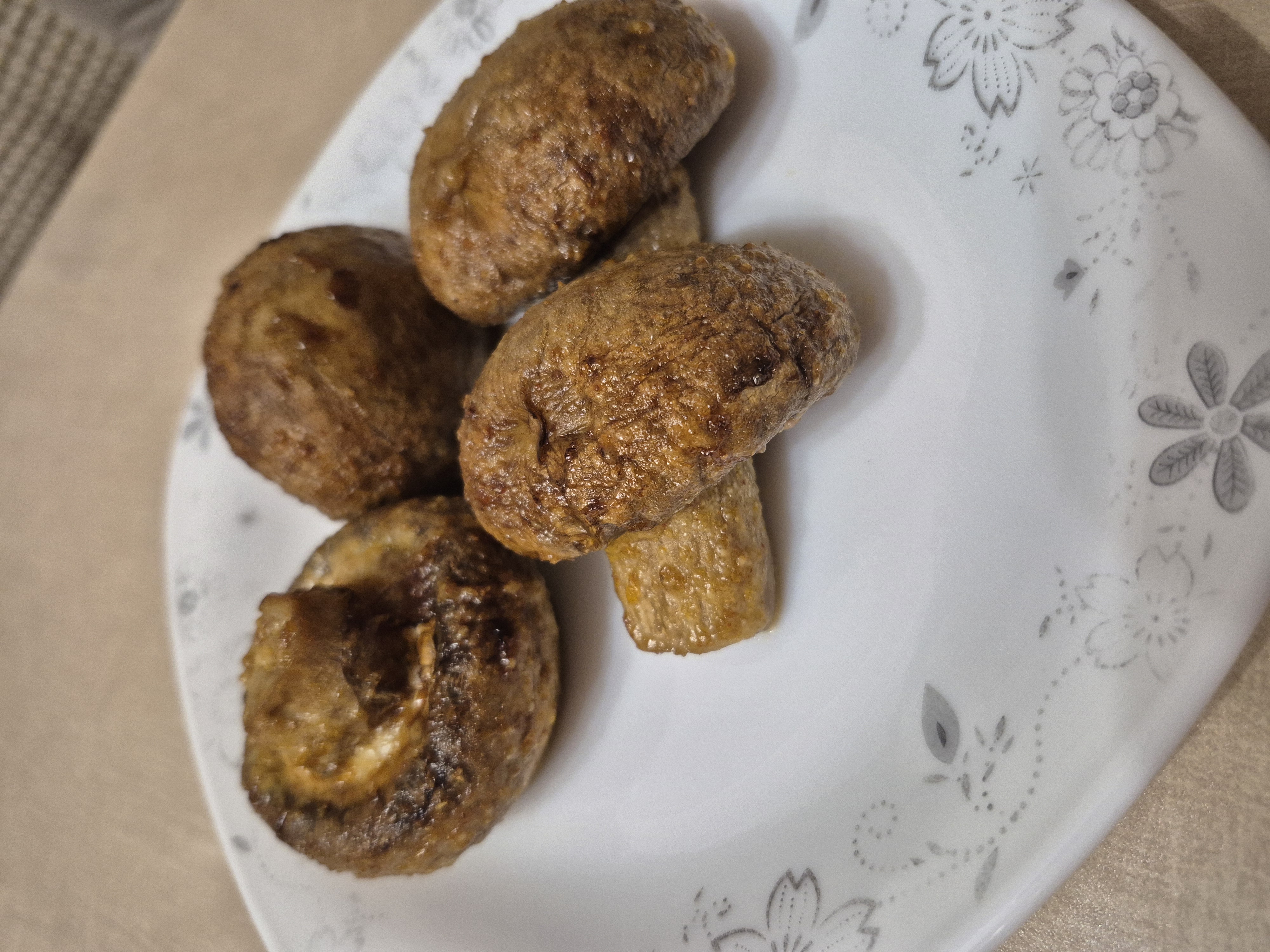 Запеченные шампиньоны в духовке  