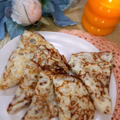 Заварные блины с дырочками