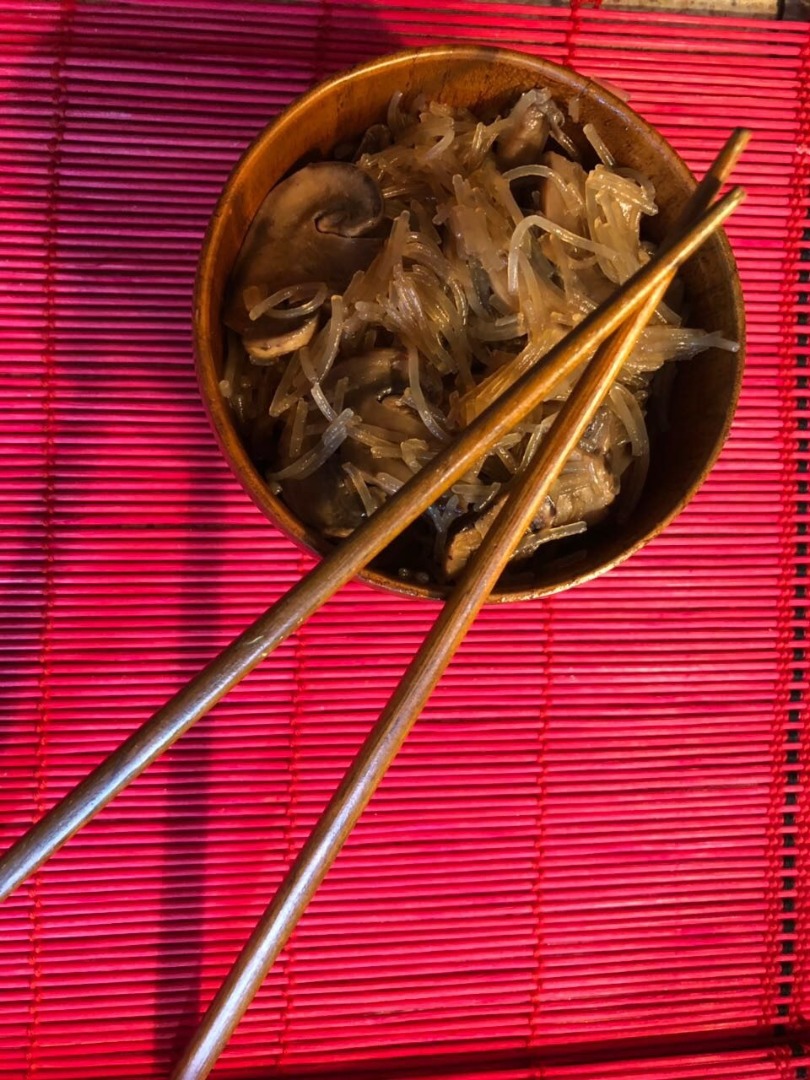 Рисовая лапша с грибами - рецепт автора Анастасия @пластиковыеокнавтольятти.рф 🏃‍♂️