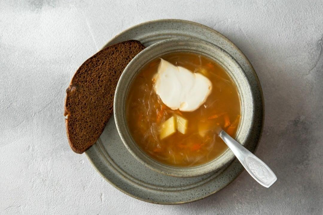 Щи с кислой капустой