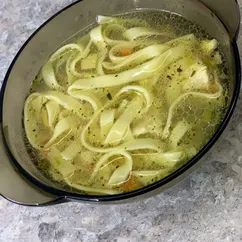 Суп с яичной лапшой🍜🥄