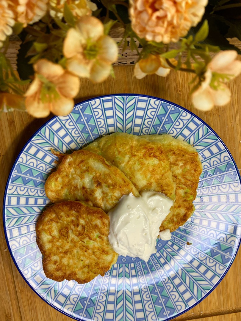 Оладьи из кабачков с сыром в духовке