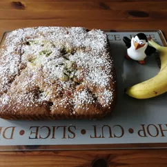 Фруктовый пирог с киви и бананом 🥝🥧