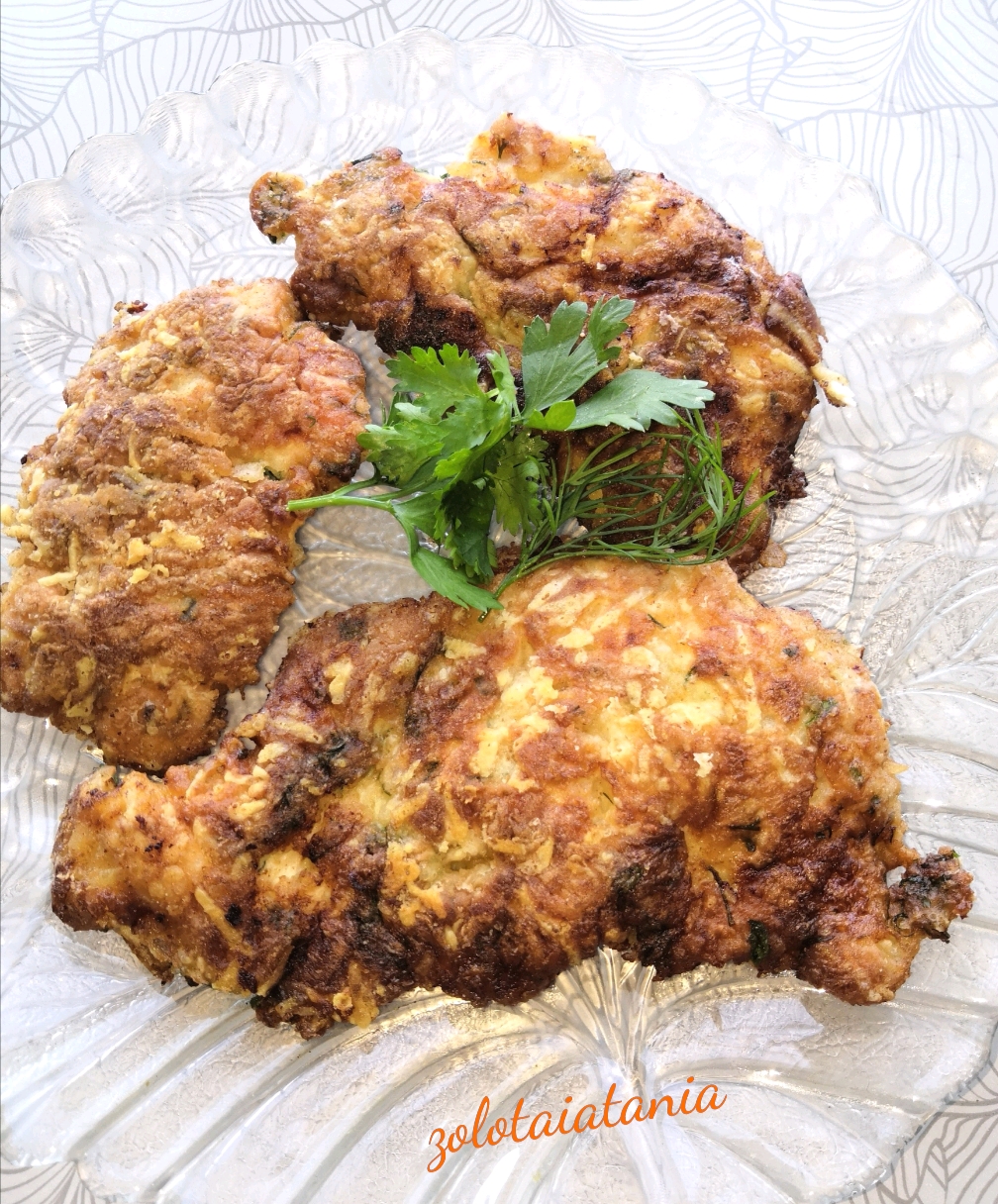 Шницель из куриного филе