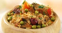 Плов с курицей и свининой