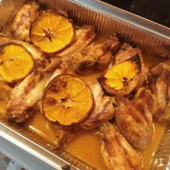Куриные крылышки в апельсиновом маринаде
