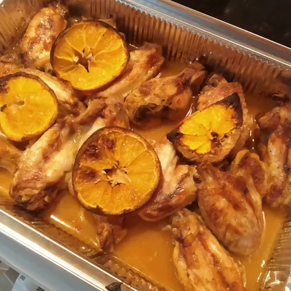 Куриные крылышки в апельсиновом маринаде