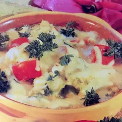 Кабачки под соусом