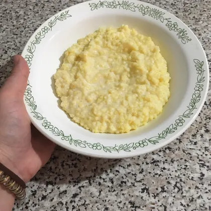 Пшённая каша на молоке 🥣