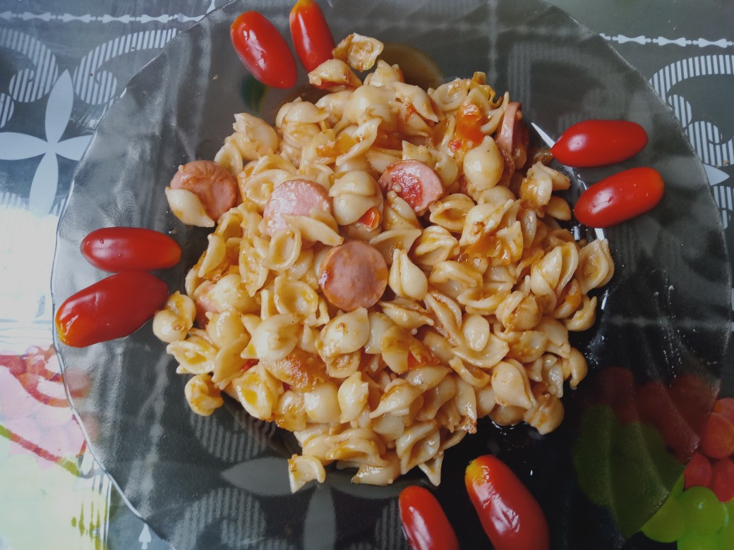 Макароны вкусные.🧀