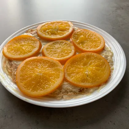 Блинный торт с апельсиновым сиропом