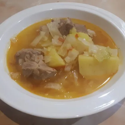 Густой свиной суп