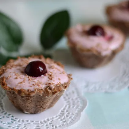 Творожные кексы с вишней (ПП)