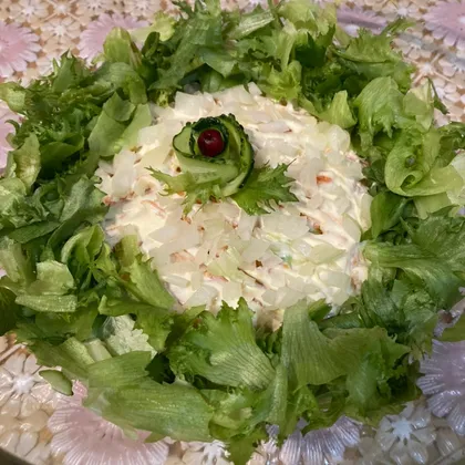 Салат с тунцом и авокадо - Новогодний салат