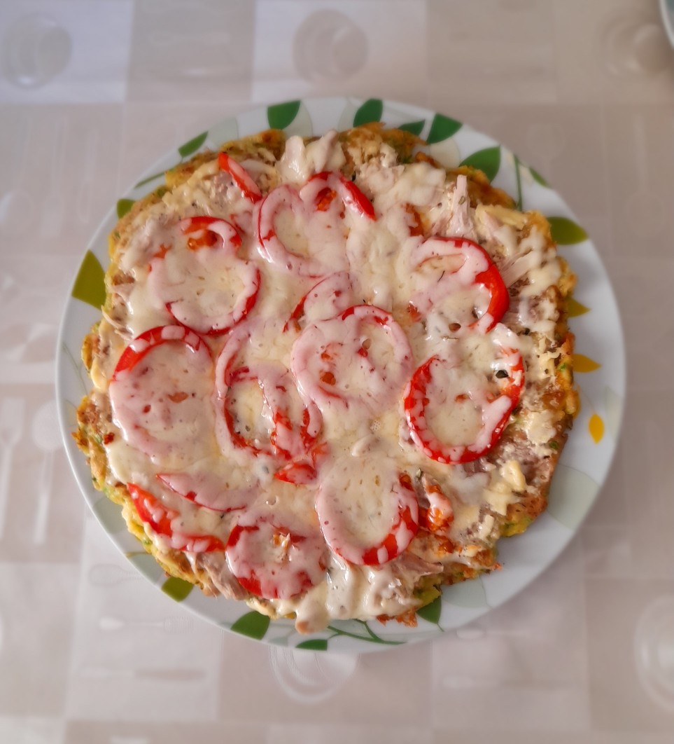 Кабачковая пицца на сковороде🍕😍