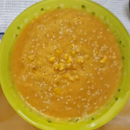 Кукурузно-тыквенный суп-пюре