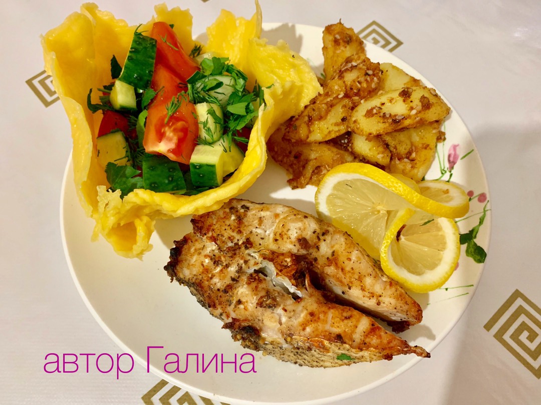 Стейк из семги со сливочным соусом в духовке, рецепт с фото — taimyr-expo.ru