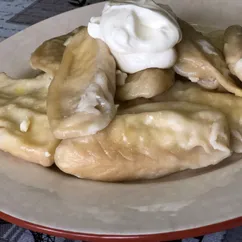 Курзе с яйцом и жареным луком