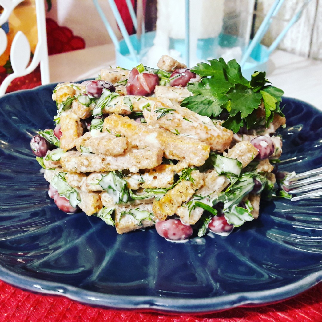 Салат пьяная курица