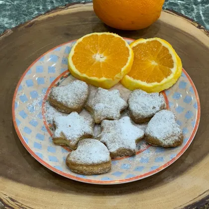 Песочное печенье с апельсиновой цедрой