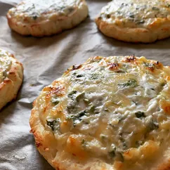 ПП ватрушки с творогом, сыром и зеленью 🌿