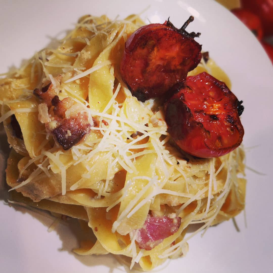Паста "Карбонара с беконом"🍝
