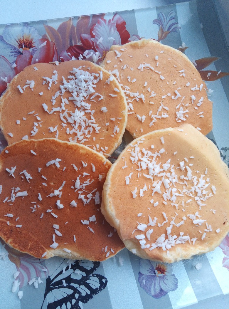 Кокосовые панкейки