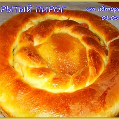 Пирог с повидлом,черносливом и курагой