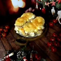 Мясо с ананасами "Новогоднее"🎄