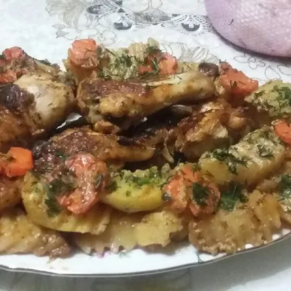 Курочка с овощами😍😍