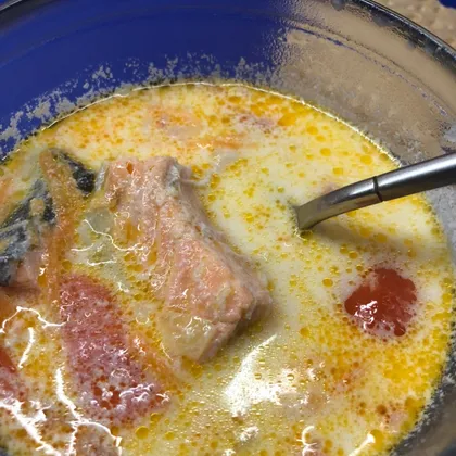 Сливочный суп с сёмгой. Любителям очень вкусных супов